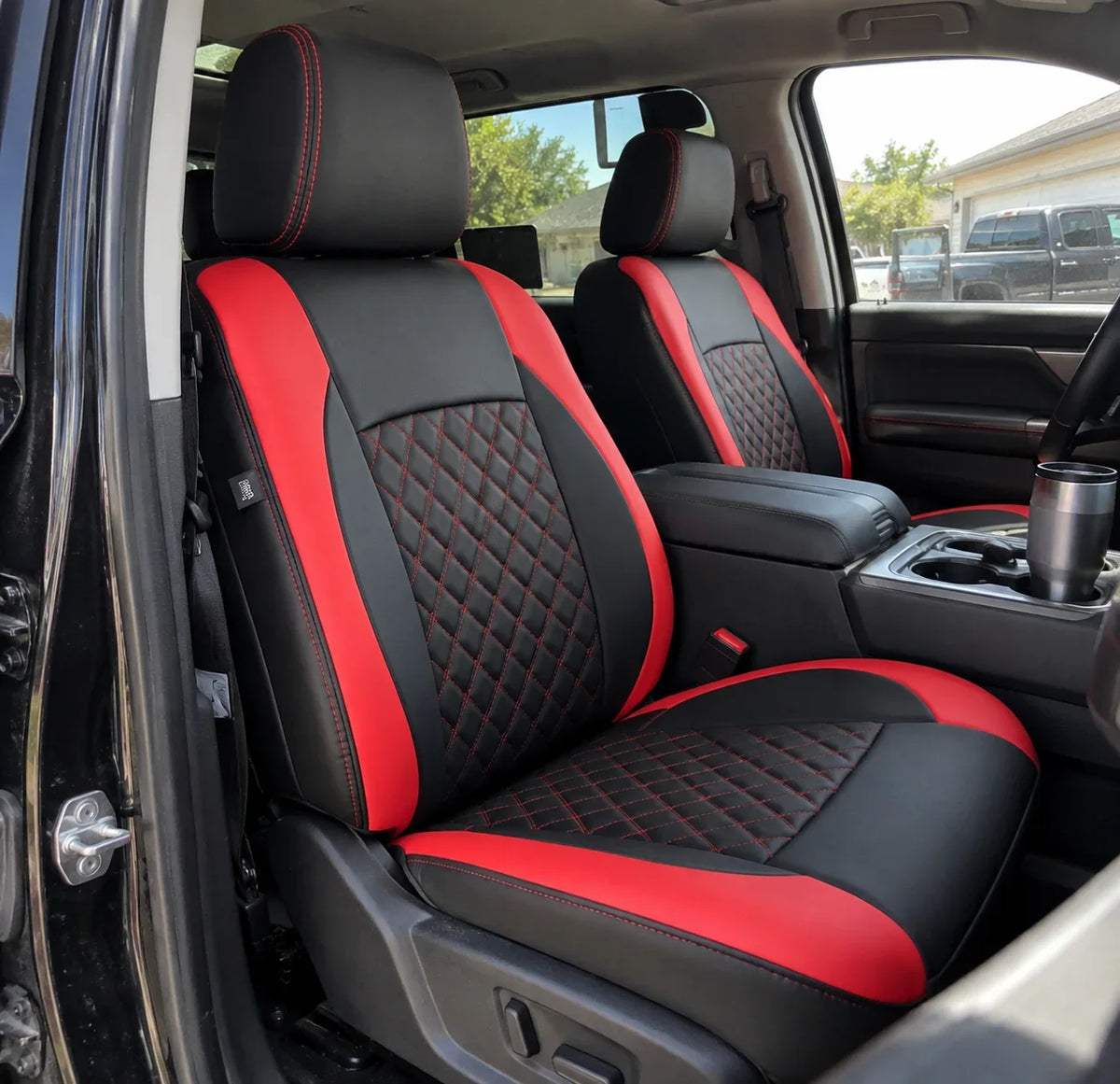 9-Piece Universal Fit Leather Car Seat Cover Set