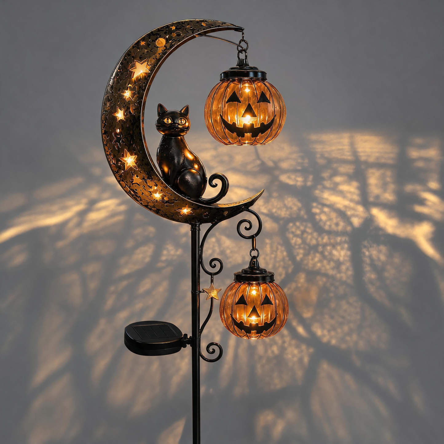 🎃 Halloween Early Bird Sale | Pumpkin Moon Garden Stake Light