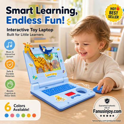 👧Educational toys to boost kids' thinking skills！🖥️Interactive Simulation Toy Laptop