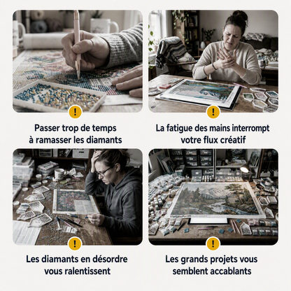 💎Automatic Pen for Diamond Painting – Faster Stone Laying and No Constant Wax Refills