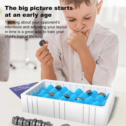 ♟️ Portable Chess Set with 20 Pieces & Rope – Compact Travel Chess Game