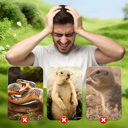 ☘️Outdoors Solar Powered Waterproof Screw Mole Repellent🌸