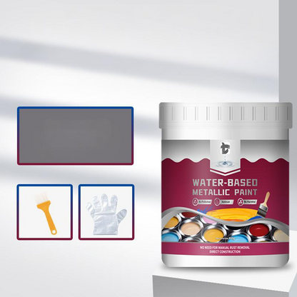 Rust Converter Metallic Paint – One coat stops rust, no sanding, no fumes. 🔨🛡️