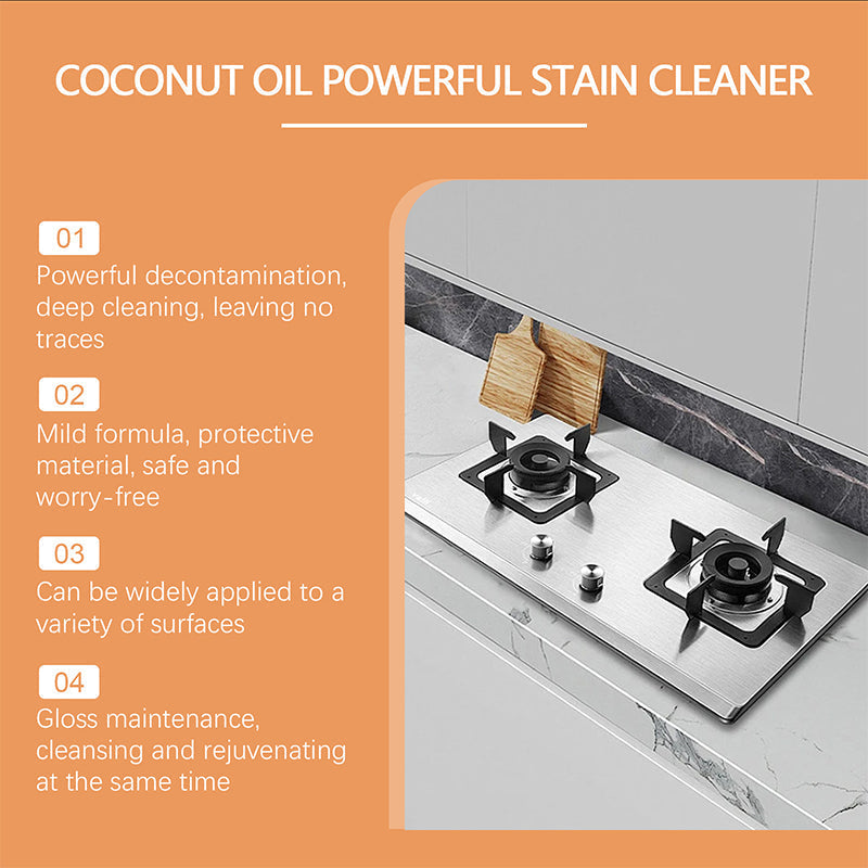 🥥Coconut Oil Kitchen Cleaning & Polishing Paste