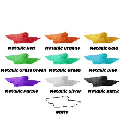 🌈🎨10-Color Temporary Tattoo Markers Set