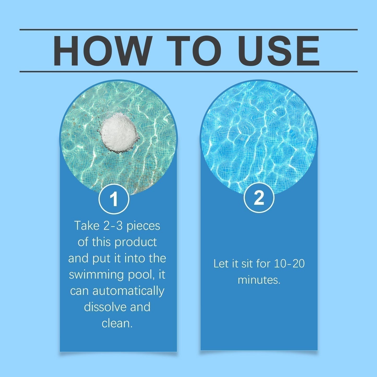 🏊 ♂️ Pool Cleaning Tablets for 🌊✨ Clean Water