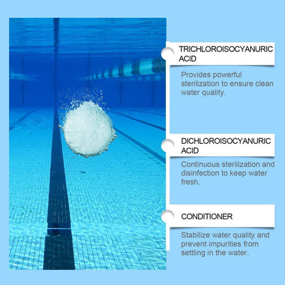 🏊 ♂️ Pool Cleaning Tablets for 🌊✨ Clean Water