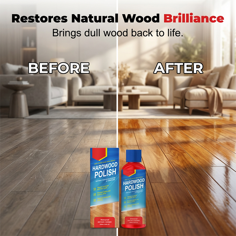 🪵✨High-Gloss ShineWood-Floor Polish - Restore & Protect Your Wood Floors