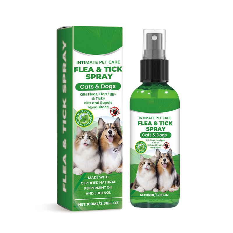 🍃 Natural flea and tick spray for dogs and cats🐾🐶🐱✨