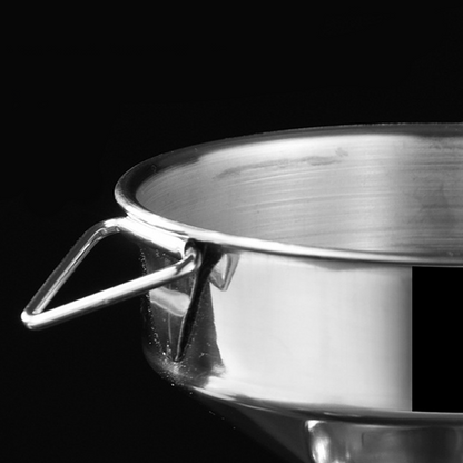 🍳 Stainless Steel Kitchen Funnel – Multi-Purpose, Space-Saving Pouring Tool
