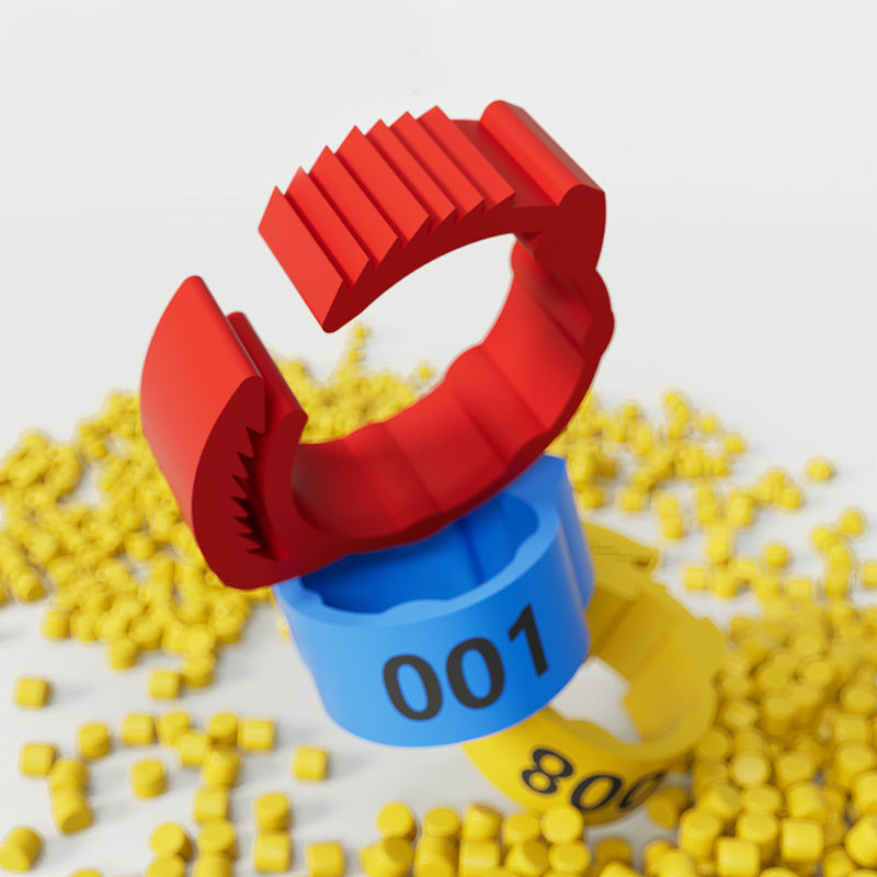 🐔 Adjustable Snap-On Poultry Leg Bands – Reusable Chicken & Bird Identification Rings