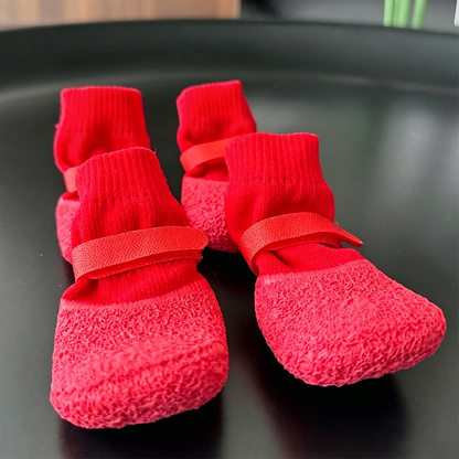 🐾Waterproof Dog Shoes – Non-Slip, Breathable & Secure Fit