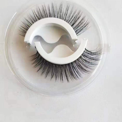 🔥🌺Glue-Free Self-Adhesive Lashes – 3-Second, Natural & Reusable