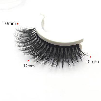 🔥🌺Glue-Free Self-Adhesive Lashes – 3-Second, Natural & Reusable
