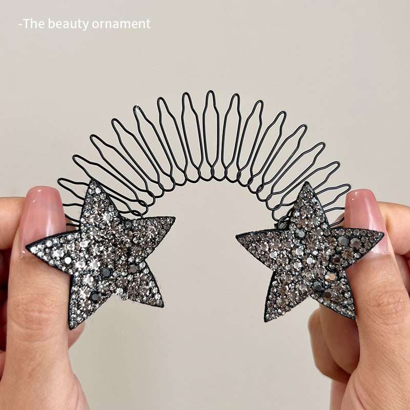 Tame Flyaways Invisible Hair Finishing Comb | Secure No-Pull Hold for Ponytails