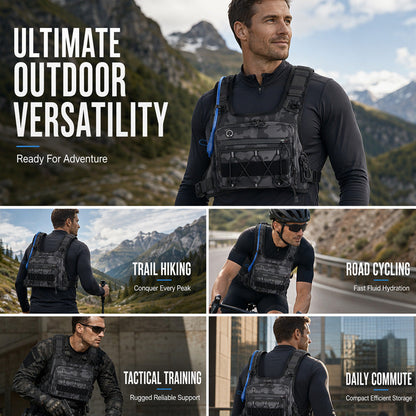 Multi-Functional Tactical Chest Bag – Waterproof & Adjustable Fit Design