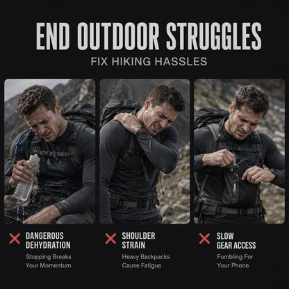 Multi-Functional Tactical Chest Bag – Waterproof & Adjustable Fit Design