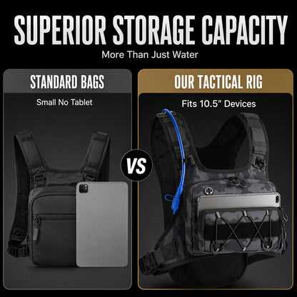 Multi-Functional Tactical Chest Bag – Waterproof & Adjustable Fit Design