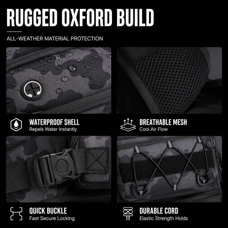 Multi-Functional Tactical Chest Bag – Waterproof & Adjustable Fit Design
