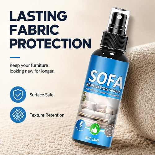 🛋️✨No‑Rinse Fabric Cleaner Spray – fresh in minutes! 🧼💨