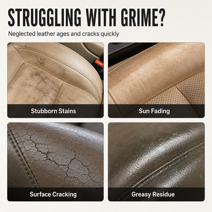 3-in-1 Leather Car Wipes – Clean & UV Protection Formula