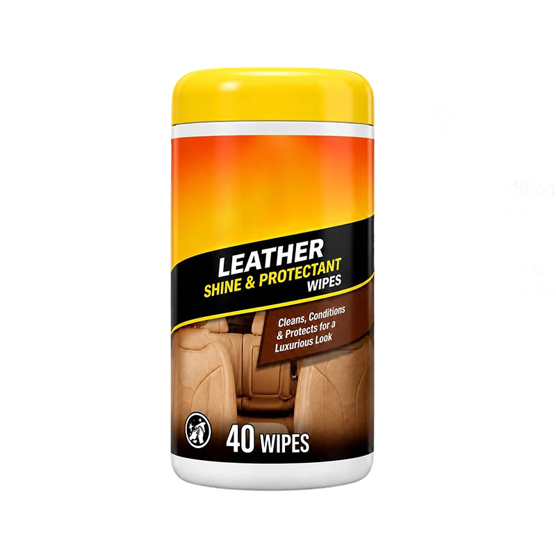 3-in-1 Leather Car Wipes – Clean & UV Protection Formula