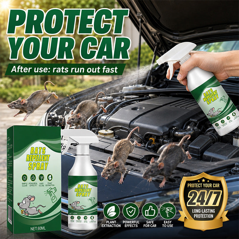 Natural Plant Rodent Repellent Spray – Safe & Non-Corrosive Formula