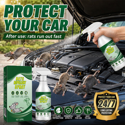 Natural Plant Rodent Repellent Spray – Safe & Non-Corrosive Formula