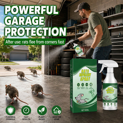 Natural Plant Rodent Repellent Spray – Safe & Non-Corrosive Formula