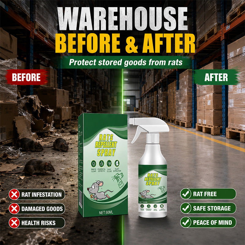 Natural Plant Rodent Repellent Spray – Safe & Non-Corrosive Formula