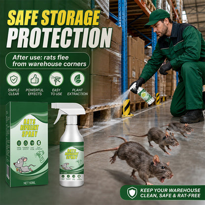 Natural Plant Rodent Repellent Spray – Safe & Non-Corrosive Formula