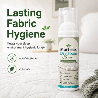 🔥 No-Rinse Mattress & Upholstery Foam Cleaner – Enzyme-Powered Deep Cleaning Formula🛏️🧽