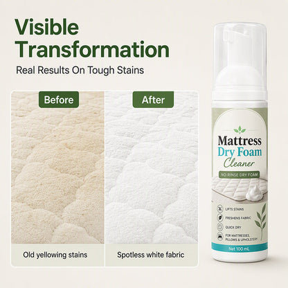 🔥 No-Rinse Mattress & Upholstery Foam Cleaner – Enzyme-Powered Deep Cleaning Formula🛏️🧽