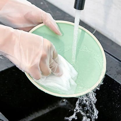 ✨Food-grade Transparent Thickened Disposable Gloves