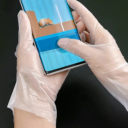 ✨Food-grade Transparent Thickened Disposable Gloves