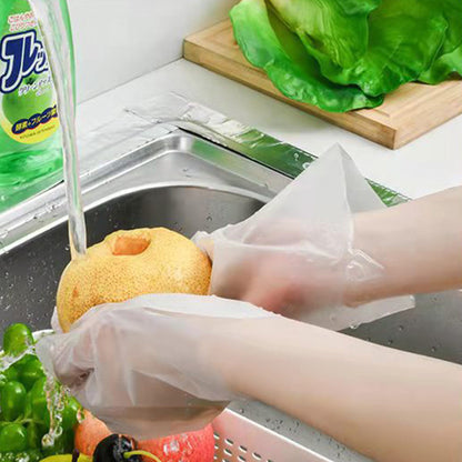 ✨Food-grade Transparent Thickened Disposable Gloves