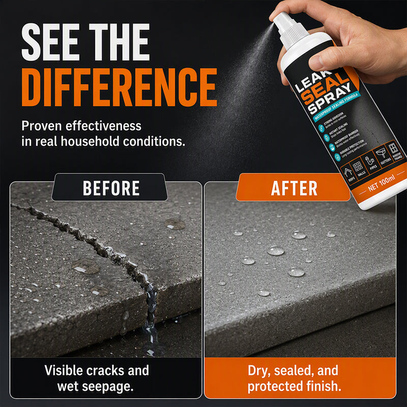 Portable Leak Repair Sealing Spray – Quick-Dry Waterproof Sealant for Emergency Repairs