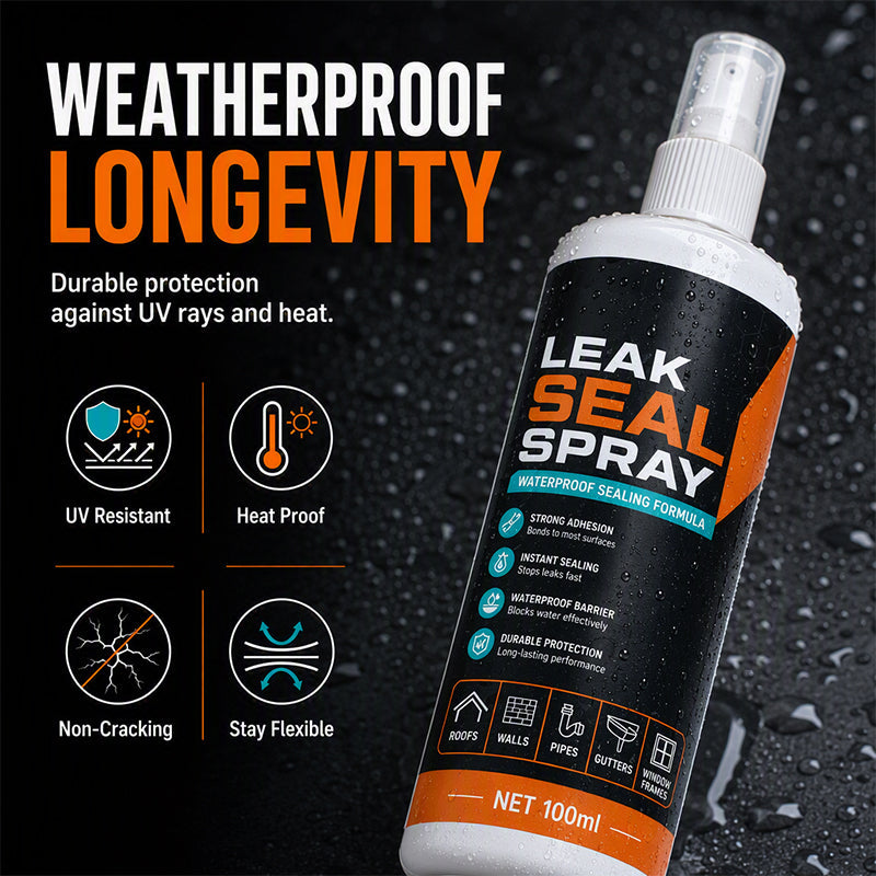 Portable Leak Repair Sealing Spray – Quick-Dry Waterproof Sealant for Emergency Repairs
