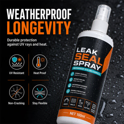 Portable Leak Repair Sealing Spray – Quick-Dry Waterproof Sealant for Emergency Repairs