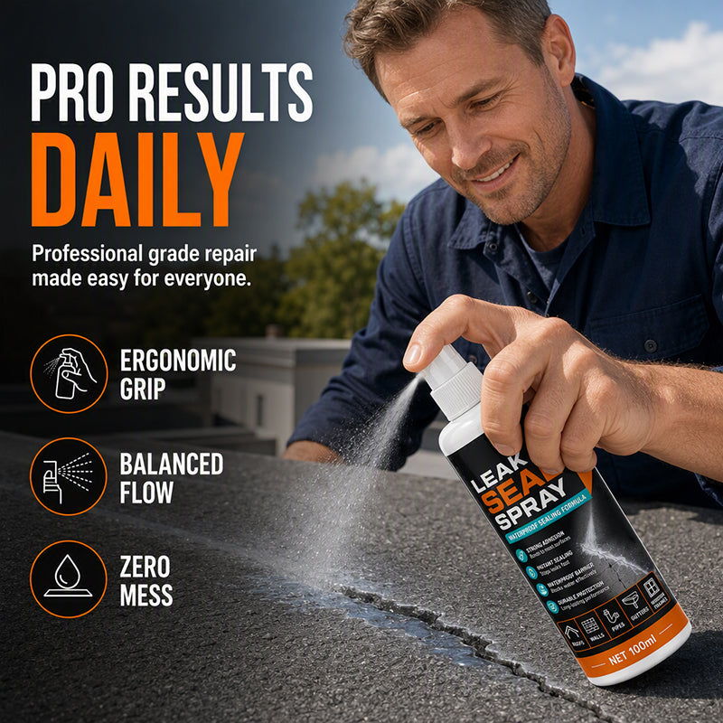 Portable Leak Repair Sealing Spray – Quick-Dry Waterproof Sealant for Emergency Repairs