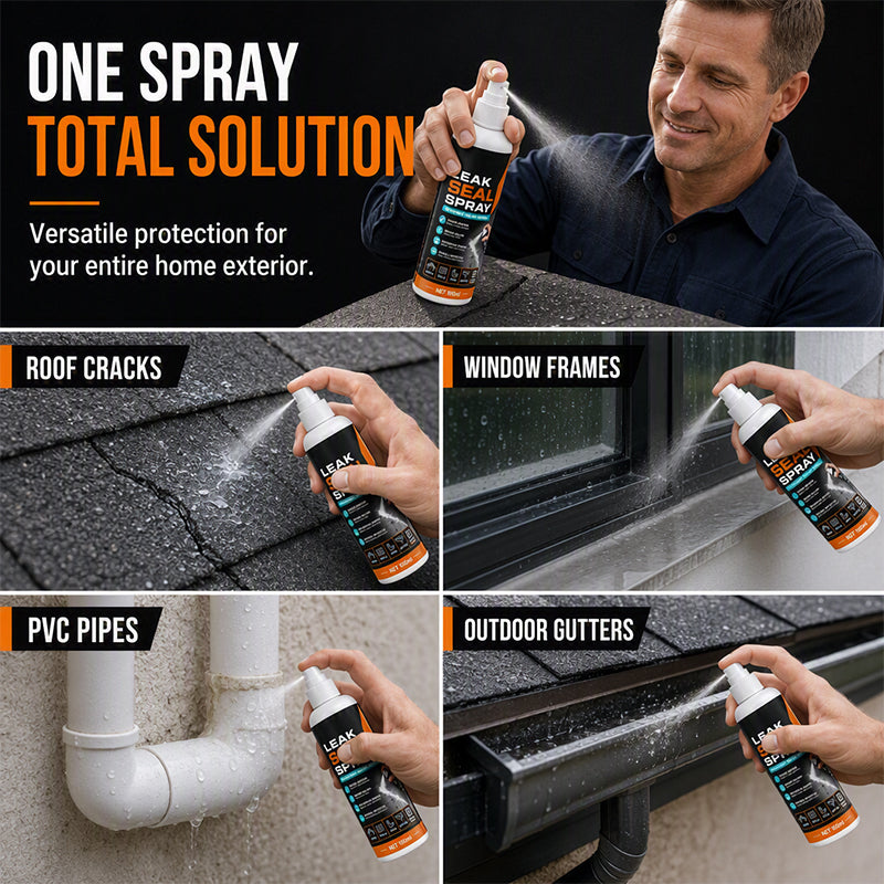 Portable Leak Repair Sealing Spray – Quick-Dry Waterproof Sealant for Emergency Repairs
