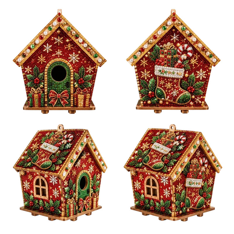 🎄 3D DIY Pearl Art Christmas Painting Kit – Creative Holiday Craft Gift 🎅