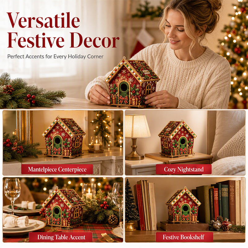🎄 3D DIY Pearl Art Christmas Painting Kit – Creative Holiday Craft Gift 🎅