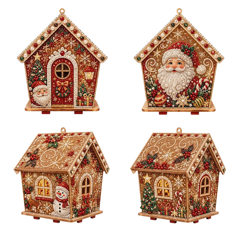 🎄 3D DIY Pearl Art Christmas Painting Kit – Creative Holiday Craft Gift 🎅