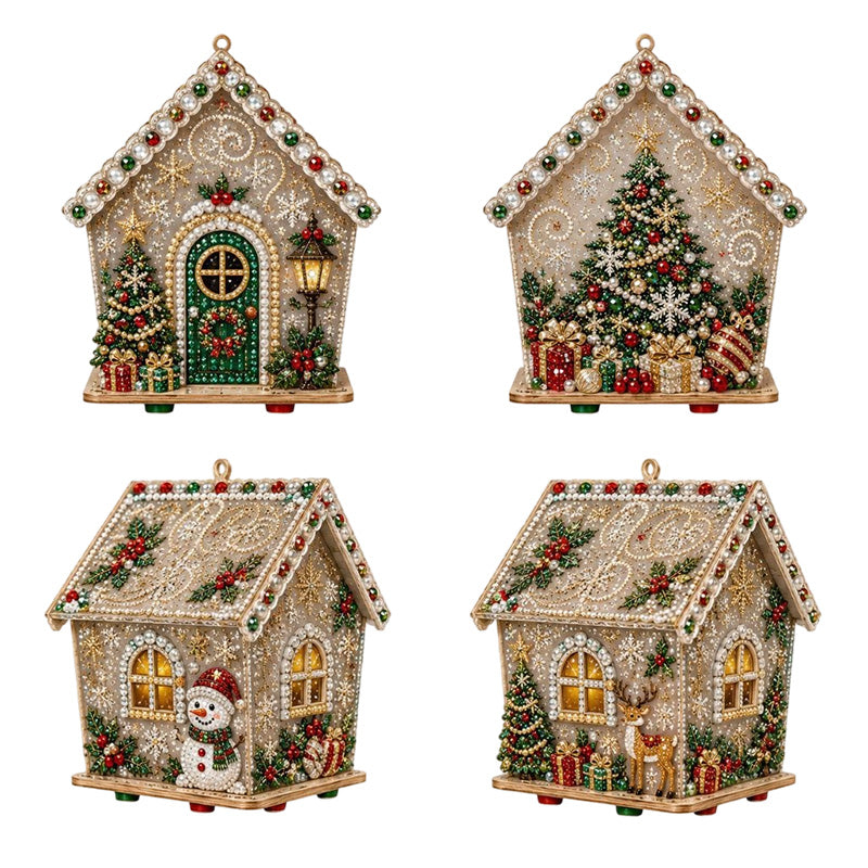 🎄 3D DIY Pearl Art Christmas Painting Kit – Creative Holiday Craft Gift 🎅