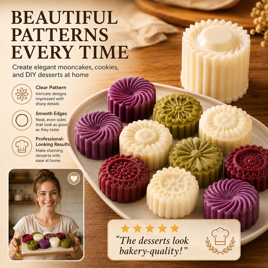 🥮Creative Double-Ended Pastry Mold – 2-in-1 Baking & Decorating Tool