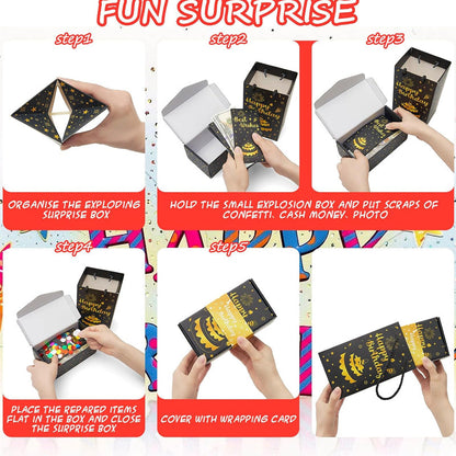 🎁 Surprise Pop-Up Gift Box Set – Interactive Surprise Gift for Birthdays & Special Occasions✨💗