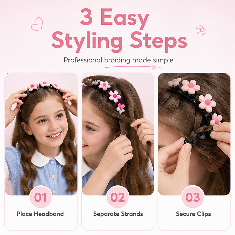 🎀 Adorable Cartoon Hairband for Girls – Cute & Comfortable Headband