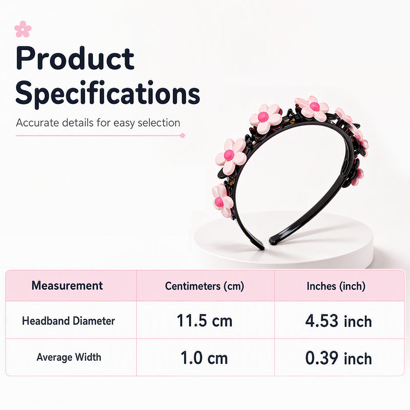 🎀 Adorable Cartoon Hairband for Girls – Cute & Comfortable Headband