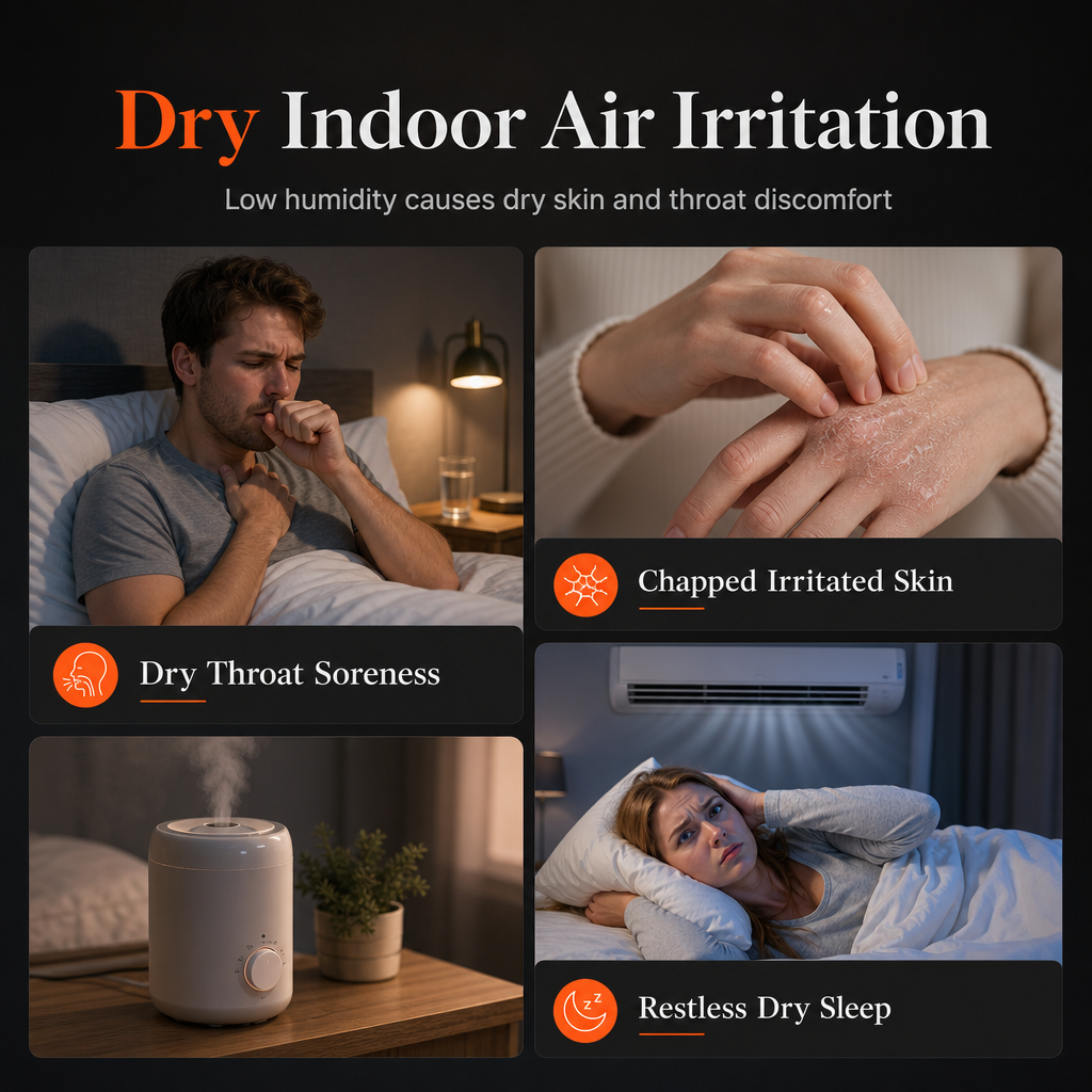 🔥💨 Fireplace Flame Humidifier – Aromatherapy Diffuser, Music Sync Light & Whisper Quiet 🌙